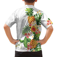 Hawaii Pineapple Tropical Hawaiian Shirt Luminous Hibiscus Plumeria LT01 - Polynesian Pride