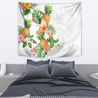 Hawaii Pineapple Tropical Tapestry Luminous Hibiscus Plumeria LT01 - Polynesian Pride