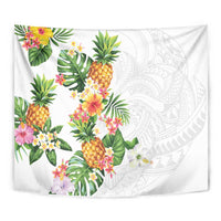 Hawaii Pineapple Tropical Tapestry Luminous Hibiscus Plumeria LT01 - Polynesian Pride