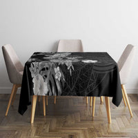 Hawaii Pineapple Tropical Tablecloth Neutral Hibiscus Plumeria LT01 - Polynesian Pride