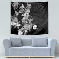 Hawaii Pineapple Tropical Tapestry Neutral Hibiscus Plumeria LT01 - Polynesian Pride