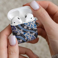 Ninamu Tahiti Tiare Monstera AirPods Case Polynesian Pattern Curve Style LT01 - Polynesian Pride