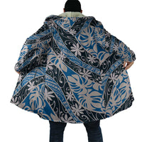 Ninamu Tahiti Tiare Monstera Cloak Polynesian Pattern Curve Style - Polynesian Pride
