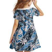 Ninamu Tahiti Tiare Monstera Family Matching Long Sleeve Bodycon Dress and Hawaiian Shirt Polynesian Pattern Curve Style - Polynesian Pride
