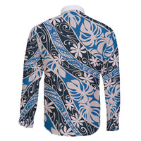 Ninamu Tahiti Tiare Monstera Family Matching Off Shoulder Short Dress and Hawaiian Shirt Polynesian Pattern Curve Style - Polynesian Pride