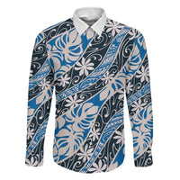 Ninamu Tahiti Tiare Monstera Family Matching Short Sleeve Bodycon Dress and Hawaiian Shirt Polynesian Pattern Curve Style - Polynesian Pride