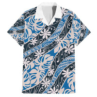 Ninamu Tahiti Tiare Monstera Family Matching Tank Maxi Dress and Hawaiian Shirt Polynesian Pattern Curve Style - Polynesian Pride