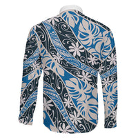 Ninamu Tahiti Tiare Monstera Family Matching Tank Maxi Dress and Hawaiian Shirt Polynesian Pattern Curve Style - Polynesian Pride