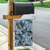 Ninamu Tahiti Tiare Monstera Garden Flag Polynesian Pattern Curve Style - Polynesian Pride