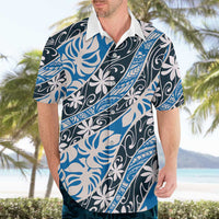 Ninamu Tahiti Tiare Monstera Hawaiian Shirt Polynesian Pattern Curve Style LT01 - Polynesian Pride