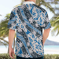Ninamu Tahiti Tiare Monstera Hawaiian Shirt Polynesian Pattern Curve Style LT01 - Polynesian Pride