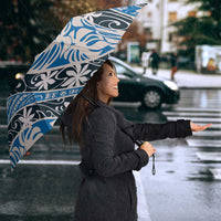 Ninamu Tahiti Tiare Monstera Umbrella Polynesian Pattern Curve Style - Polynesian Pride