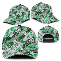 Matie Tahiti Tiare Monstera Classic Cap Polynesian Pattern Curve Style LT01 - Polynesian Pride