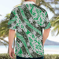 Matie Tahiti Tiare Monstera Hawaiian Shirt Polynesian Pattern Curve Style LT01 - Polynesian Pride
