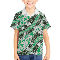 Matie Tahiti Tiare Monstera Hawaiian Shirt Polynesian Pattern Curve Style LT01 - Polynesian Pride