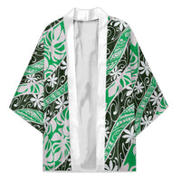 Matie Tahiti Tiare Monstera Kimono Polynesian Pattern Curve Style - Polynesian Pride