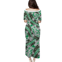 Matie Tahiti Tiare Monstera Puletasi Polynesian Pattern Curve Style LT01 - Polynesian Pride
