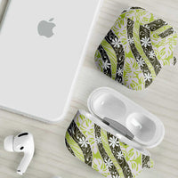 Olive Tahiti Tiare Monstera AirPods Case Polynesian Pattern Curve Style LT01 - Polynesian Pride