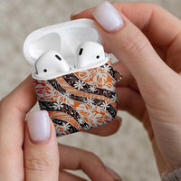 Puatou Tahiti Tiare Monstera AirPods Case Polynesian Pattern Curve Style LT01 - Polynesian Pride
