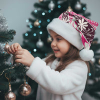 Tarona Tahiti Tiare Monstera Christmas Santa Hat Polynesian Pattern Curve Style - Polynesian Pride