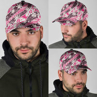 Tarona Tahiti Tiare Monstera Classic Cap Polynesian Pattern Curve Style LT01 - Polynesian Pride