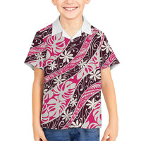 Tarona Tahiti Tiare Monstera Family Matching Mermaid Dress and Hawaiian Shirt Polynesian Pattern Curve Style - Polynesian Pride