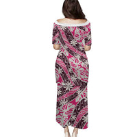 Tarona Tahiti Tiare Monstera Puletasi Polynesian Pattern Curve Style LT01 - Polynesian Pride