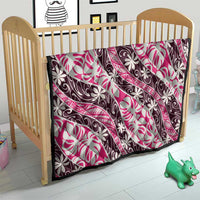 Tarona Tahiti Tiare Monstera Quilt Polynesian Pattern Curve Style - Polynesian Pride