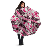 Tarona Tahiti Tiare Monstera Umbrella Polynesian Pattern Curve Style - Polynesian Pride