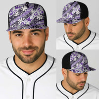 Vareau Tahiti Tiare Monstera Baseball Net Cap Polynesian Pattern Curve Style LT01 - Polynesian Pride