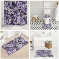 Vareau Tahiti Tiare Monstera Bathroom Set Polynesian Pattern Curve Style - Polynesian Pride
