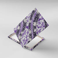 Vareau Tahiti Tiare Monstera Canvas Wall Art Polynesian Pattern Curve Style - Polynesian Pride