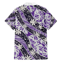 Vareau Tahiti Tiare Monstera Family Matching Puletasi and Hawaiian Shirt Polynesian Pattern Curve Style - Polynesian Pride