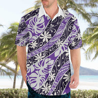 Vareau Tahiti Tiare Monstera Hawaiian Shirt Polynesian Pattern Curve Style - Polynesian Pride