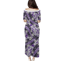 Vareau Tahiti Tiare Monstera Puletasi Polynesian Pattern Curve Style LT01 - Polynesian Pride