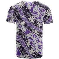 Vareau Tahiti Tiare Monstera T Shirt Polynesian Pattern Curve Style - Polynesian Pride