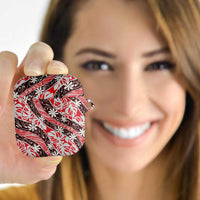 Uteute Tahiti Tiare Monstera AirPods Case Polynesian Pattern Curve Style LT01 - Polynesian Pride