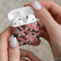 Uteute Tahiti Tiare Monstera AirPods Case Polynesian Pattern Curve Style LT01 - Polynesian Pride