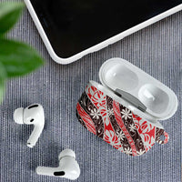 Uteute Tahiti Tiare Monstera AirPods Case Polynesian Pattern Curve Style LT01 - Polynesian Pride