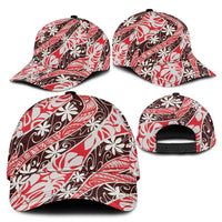 Uteute Tahiti Tiare Monstera Classic Cap Polynesian Pattern Curve Style LT01 - Polynesian Pride