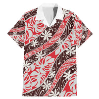 Uteute Tahiti Tiare Monstera Family Matching Mermaid Dress and Hawaiian Shirt Polynesian Pattern Curve Style - Polynesian Pride