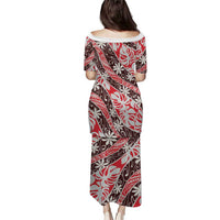 Uteute Tahiti Tiare Monstera Puletasi Polynesian Pattern Curve Style LT01 - Polynesian Pride