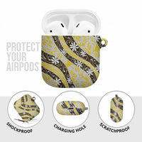 Rearea Tahiti Tiare Monstera AirPods Case Polynesian Pattern Curve Style LT01 - Polynesian Pride