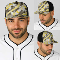 Rearea Tahiti Tiare Monstera Baseball Net Cap Polynesian Pattern Curve Style LT01 - Polynesian Pride