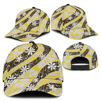 Rearea Tahiti Tiare Monstera Classic Cap Polynesian Pattern Curve Style LT01 - Polynesian Pride