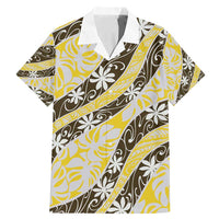 Rearea Tahiti Tiare Monstera Family Matching Mermaid Dress and Hawaiian Shirt Polynesian Pattern Curve Style - Polynesian Pride