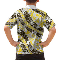 Rearea Tahiti Tiare Monstera Hawaiian Shirt Polynesian Pattern Curve Style LT01 - Polynesian Pride