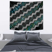 Personalised Taniko Aotearoa Mix Paua Shell Tapestry Niho Taniwha Turquoise Glitter