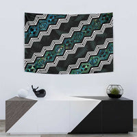 Personalised Taniko Aotearoa Mix Paua Shell Tapestry Niho Taniwha Turquoise Glitter