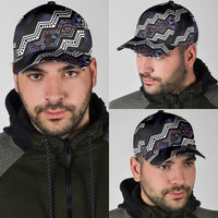 Taniko Aotearoa Mix Paua Shell Classic Cap Niho Taniwha Lilac Glitter LT01 - Polynesian Pride